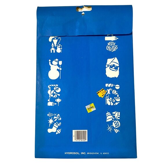 Vintage Wax Christmas Stencils 2 Packs Punched Unpunched Art Decoration Holiday - Picture 2 of 5